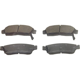 Wagner ThermoQuiet QC883 Ceramic Disc Pad Set With Installation Hardware, Rear
