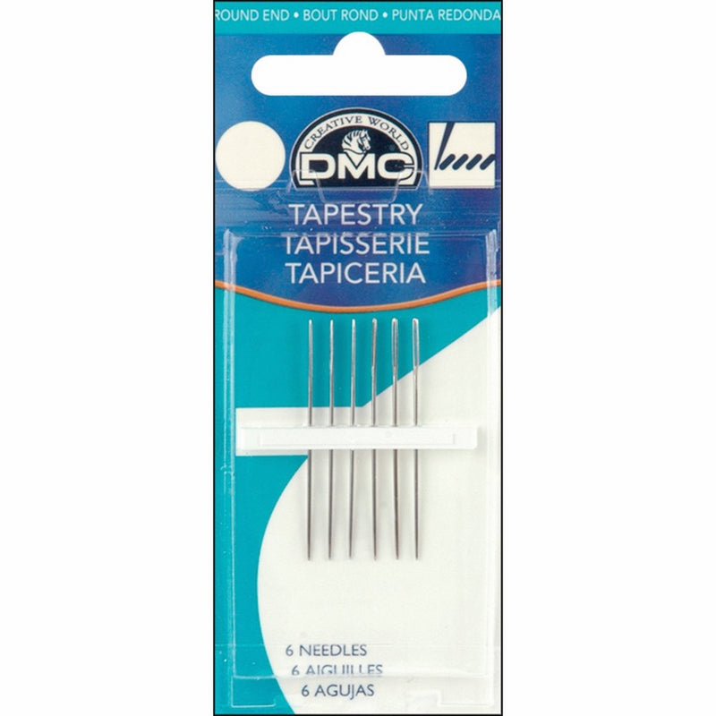 DMC 1767-18/22 Tapestry Hand Needles, 6-Pack, Size 18/22