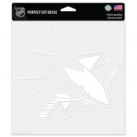 NHL San Jose Sharks WCR29610071 Perfect Cut Decals, 8" x 8"