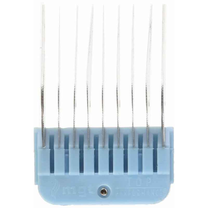 Master Grooming Tools Stainless Steel Snap-On Comb with 1-Inch Cut