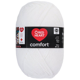 Red Heart Comfort Yarn, White