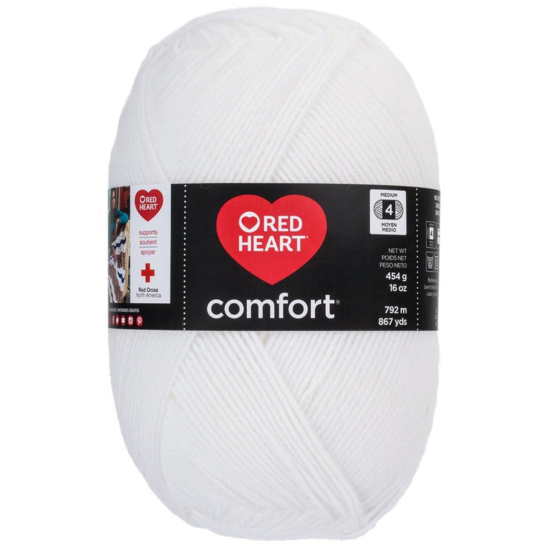 Red Heart Comfort Yarn, White