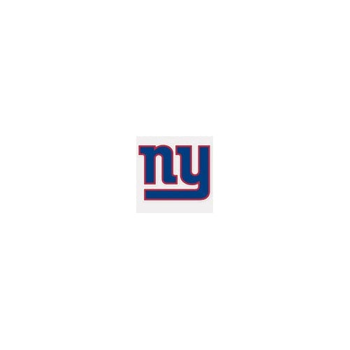 NFL New York Giants 63059011 Perfect Cut Color Decal, 4" x 4", Black