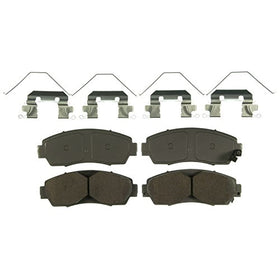 Wagner ThermoQuiet QC1521 Ceramic Disc Pad Set With Installation Hardware, Front