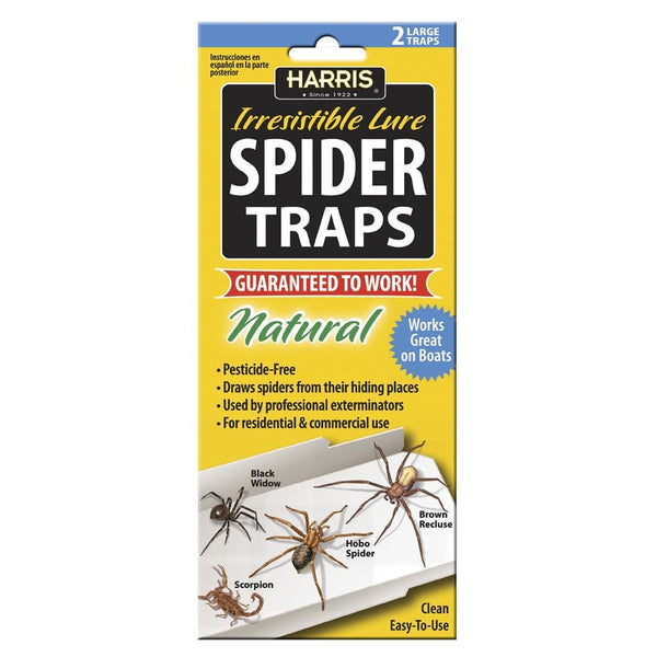 P. F. Harris Mfg. Harris Natural Spider Glue Traps with Lure (2-Pack)