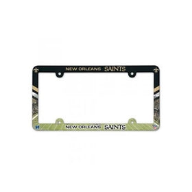 New Orleans Saints Full Color License Plate Frame