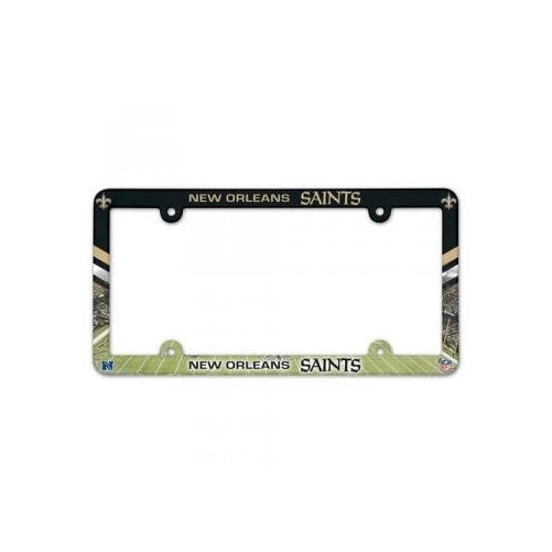 New Orleans Saints Full Color License Plate Frame
