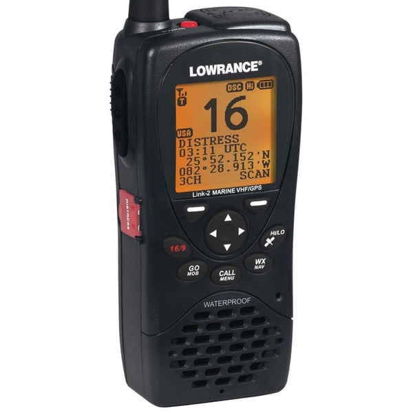 Lowrance VHF/GPS Radio Handheld VHF Radio with GPS