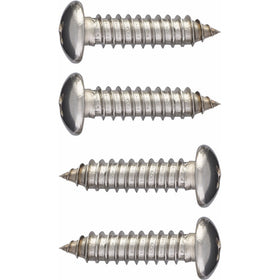 Cruiser Accessories 80430 License Plate Frame Fasteners, Tapping Stainless