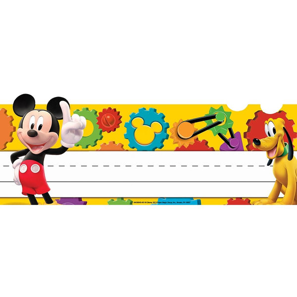 Eureka Mickey Mouse Clubhouse Mickey Gears Tented Name Plates