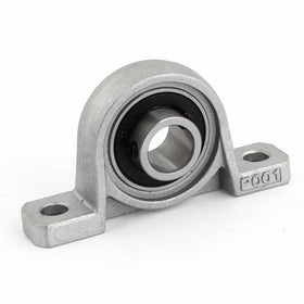 Uxcell a14031100ux0379 Machine K001 Set Screw Pressed Steel Solid Base Pillow Block Bearing, 1.5" width, 0.47 Metal