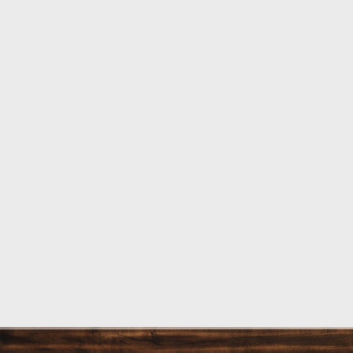Rectangular Wooden Dresser Top Mirror with Metal Brackets, Brown and Silver - BM215184