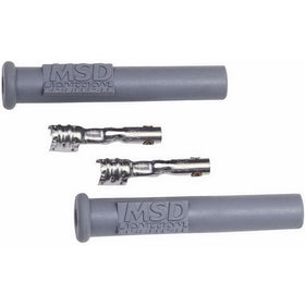 MSD 3301 Spark Plug Wire Boot and Terminal, (Set of 2)