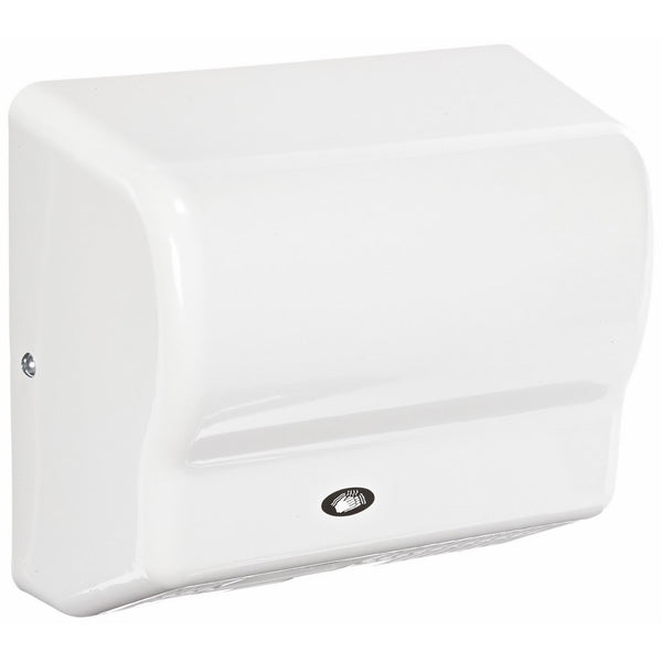 American Dryer Global GX1 ABS Cover Automatic Hand Dryer, 110-120V, 1,500W Power, 50/60Hz, White