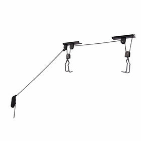 RAD Cycle Products Heavy Duty Bike Lift Hoist For Garage Storage 100lb Capacity Mountain Bicycle Hoist