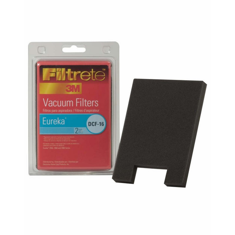 3M Filtrete Eureka DCF-16 Allergen Vacuum Filter - 2 foam filters