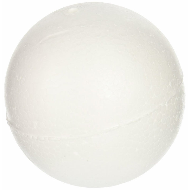 Smoothfoam 6-Pack Balls Crafts Foam for Modeling, 3-Inch, White