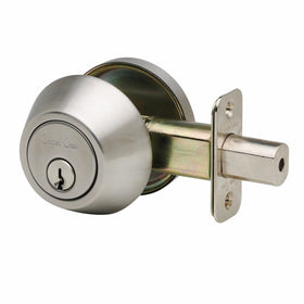 Copper Creek DB2410SS Standard Duty Single Cylinder Deadbolt in SS Finish