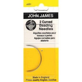 Curved Beading Needles-2/Pkg