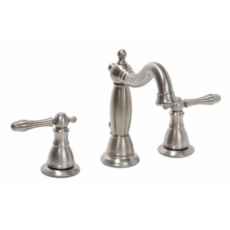 Premier 120342LF Charlestown Lead-Free Widespread Two-Handle Lavatory Faucet, PVD Brushed Nickel