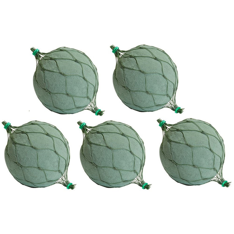 Oasis 4.5" Netted Floral Foam Spheres Maxlife Pack of 5