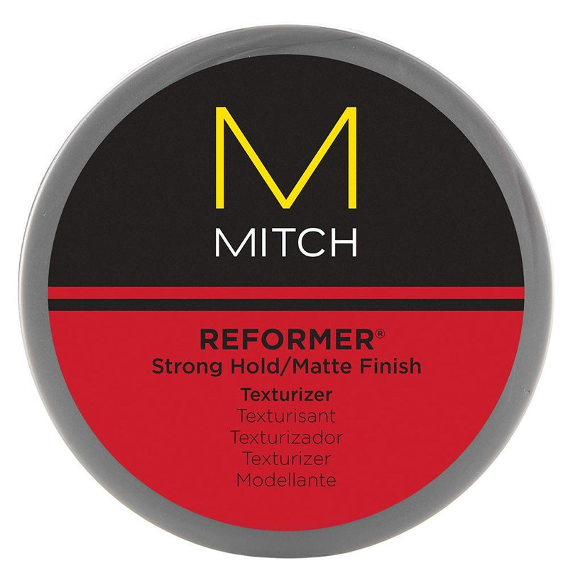 Mitch Reformer Strong Hold/Matte Finish Texturizer for Men, 3 oz