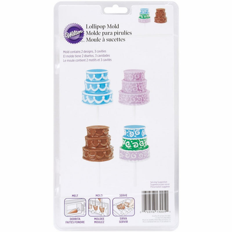 Wilton Dimensional Cake Lollipop Candy Mold