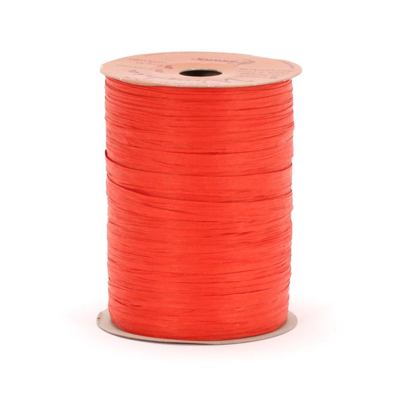 Berwick Wraphia II Matte Paper Craft Ribbon, 100-Yard Spool, Imperial Red