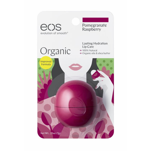 EOS Pomegranate Raspberry Organic Lip Balm, 0.25 Ounce