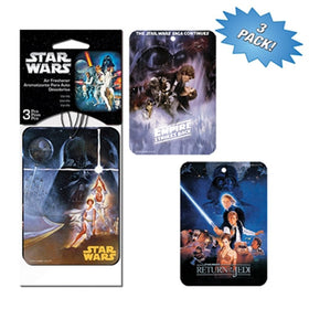 Star Wars Villain Superhero Cartoon Comics Movie Characters Car Truck SUV Home Office Garage 3 Pack Air Freshener