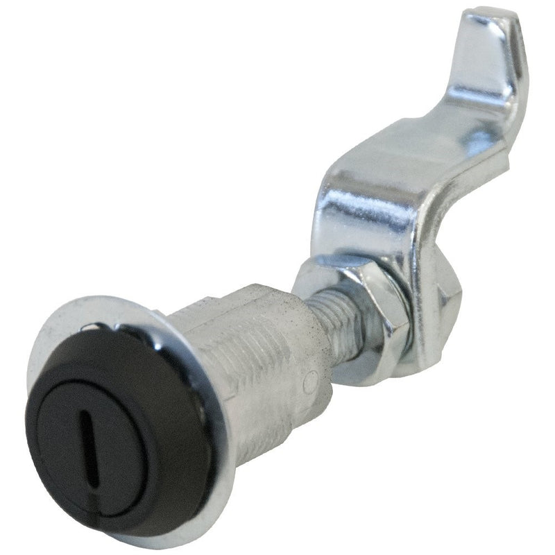 Southco E3-19-15 Series Vise Action Powder Coated Zinc Alloy Tool Operated Compression Latch, Non-Locking, 0.45"-1.07"/2.61"-3" Grip Range, Black