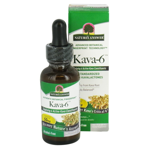 Nature's Answer Kava 6 AF Extract, 1 oz (Pack of 2)