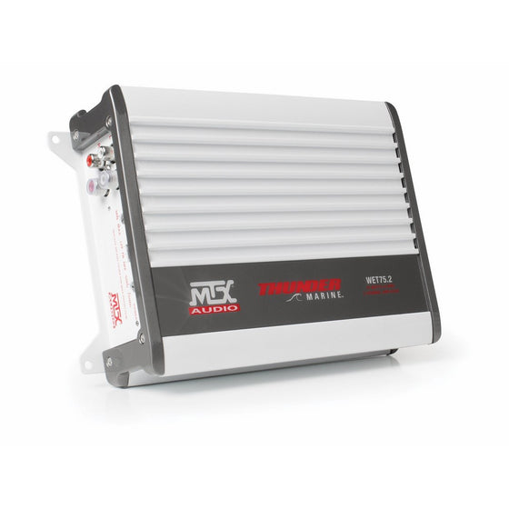 MTX Audio WET75.2 200W RMS 2-Channel Class A/B Marine Amplifier