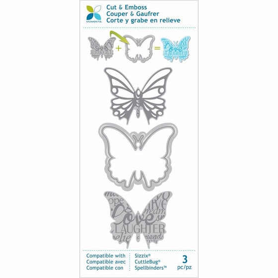 Momenta Cut and Emboss Die, Butterfly