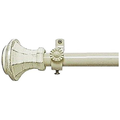 Achim Home Furnishings Buono II Rod with Carson Finial, 48-Inch Extends to 86-Inch