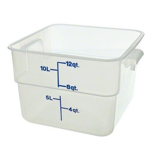 Cambro (12SFSPP190) 12 qt Polypropylene Food Storage Container - CamSquare