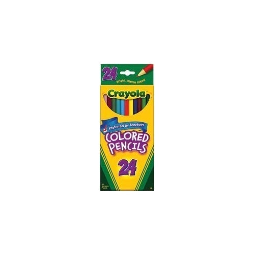 Bulk Buy: Crayola Colored Pencils 24/Pkg Long 68-4024 (3-Pack)