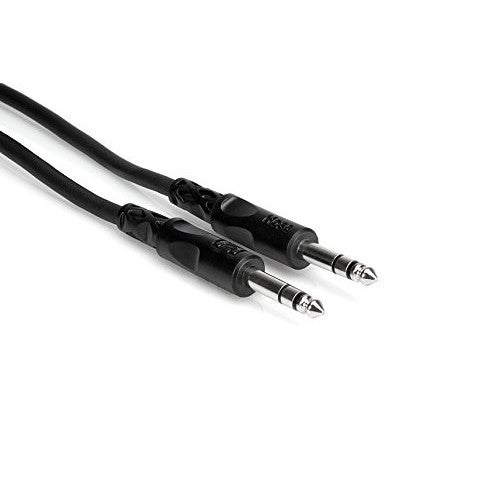 Hosa CSS-103 1/4 inch TRS to 1/4 inch TRS Balanced Interconnect Cable, 3 feet