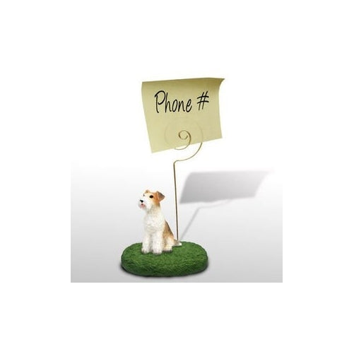 Wire Hair Fox Terrier Memo / Photo Holder