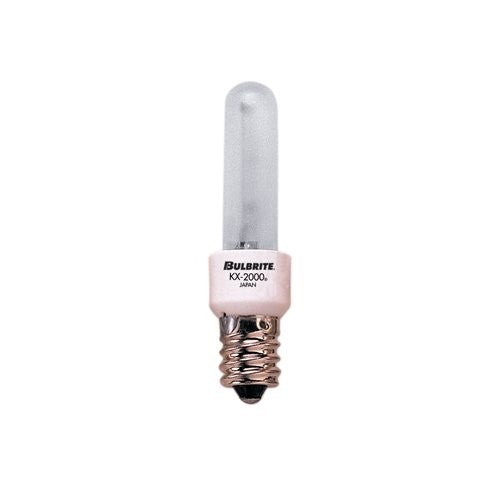 Bulbrite KX60FR/E12 60W KX-2000 Krypton/Xenon T3 Frost Bulb, Candelabra Base