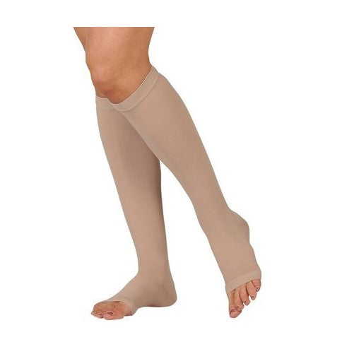 Juzo Basic Knee High 20-30mmHg Open Toe, I, beige