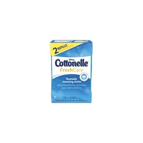 Cottonelle Fresh Care Flushable Cleansing Cloths Refills 84 ea - Packaging May Vary (Pack of 8)