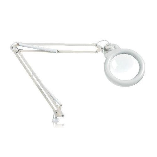 Naturalight 7" Magnifying Lamp with Clamp, 3 Diopter, 28 Watt Bulb, White