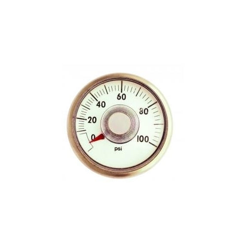 Milton 638-7 1/8" NPT Center Back Mount Pressure Gauge