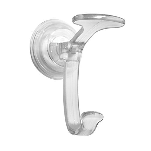 InterDesign Power Lock Suction, Spa Hook, Clear