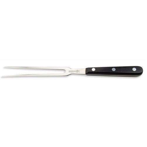 Mundial 5100 Series 6-Inch Carving Fork with Straight Tines, Black