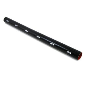 HPS (HTST-3F-075-BLK) Black 3/4" x 3' Long Straight Silicone Hose Coupler Tube