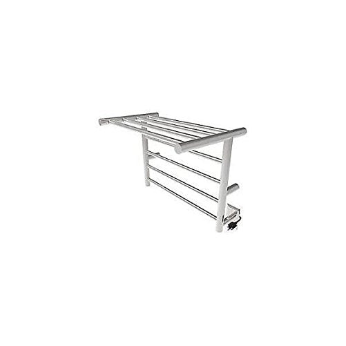 Amba RSH-B Wall-Mounted Towel Warmer with Shelf, Brushed Stainless