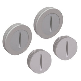 Hubbell-Bell PCP47550GY Weatherproof Accessories with Nonmetallic Closure Plug and 1/2-Inch 3/4-Inch Per Polybag, Gray