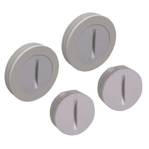 Hubbell-Bell PCP47550GY Weatherproof Accessories with Nonmetallic Closure Plug and 1/2-Inch 3/4-Inch Per Polybag, Gray